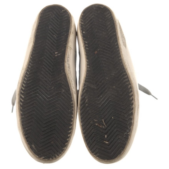 Golden Goose Star Printed Denim Blue Sneakers - Picture 5 of 5